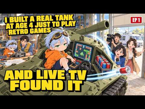 I Built a Real Tank at Age 4 Just to Play Retro Games and Live TV Found It - Manhwa Recap