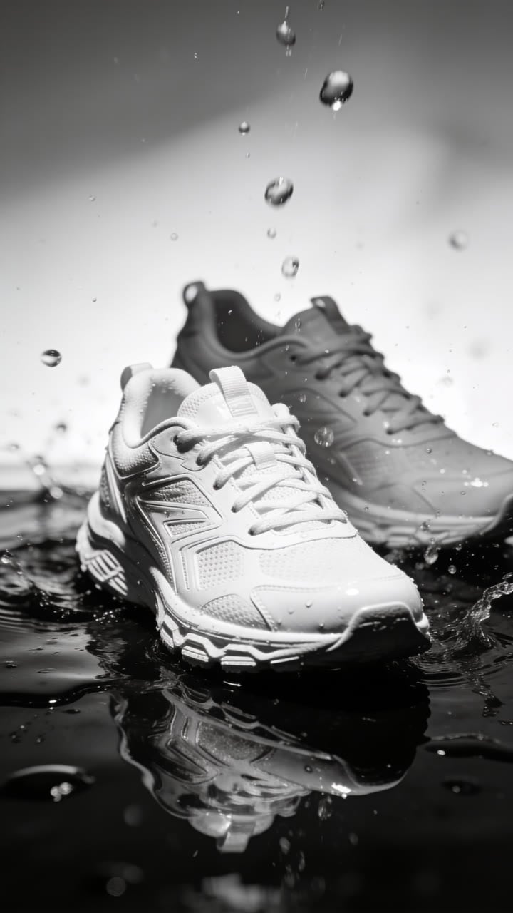Start frame: Sneaker splash